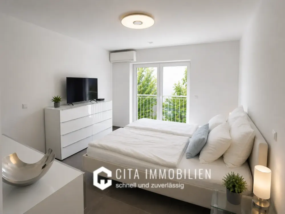 Exklusive 2,5 Zimmer Penthouse-Maisonette mit Dachterrasse & Stellplatz in Frankfurt-Preungesheim