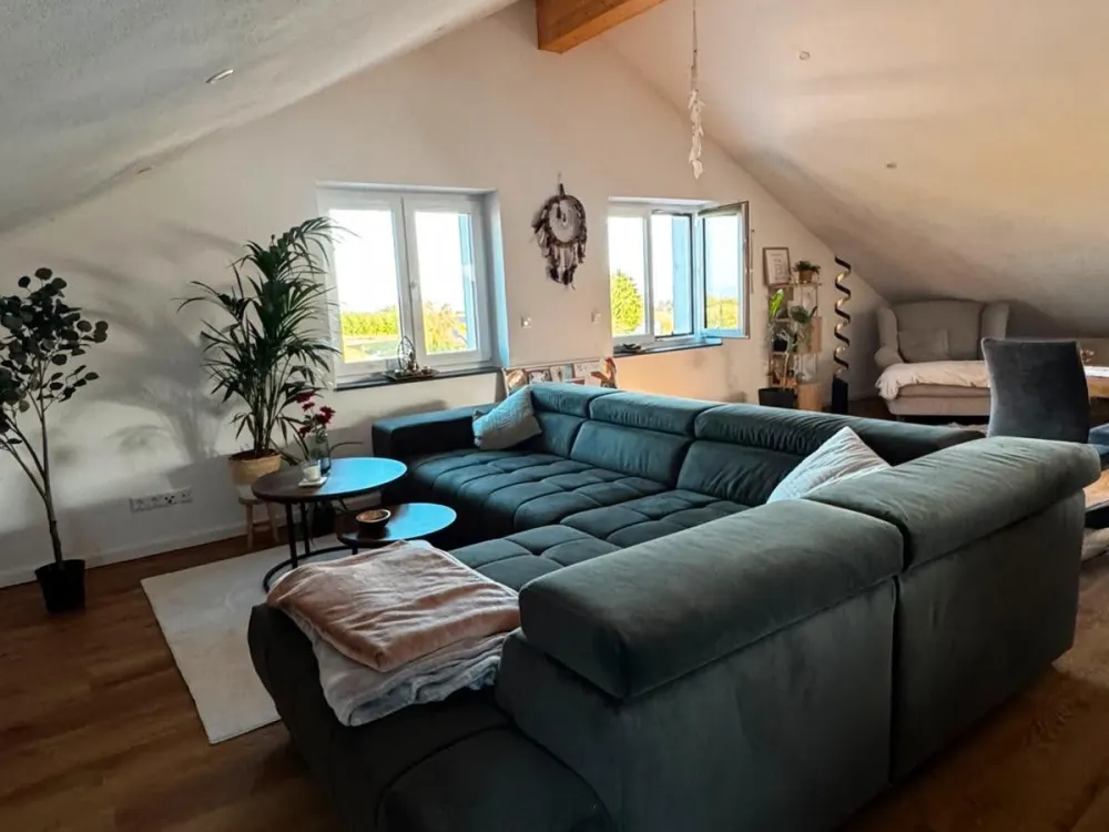 Bright 1-Room Attic Apartment near Tettnang