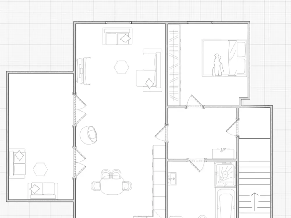 Dachgeschosswohnung mit großem Balkon