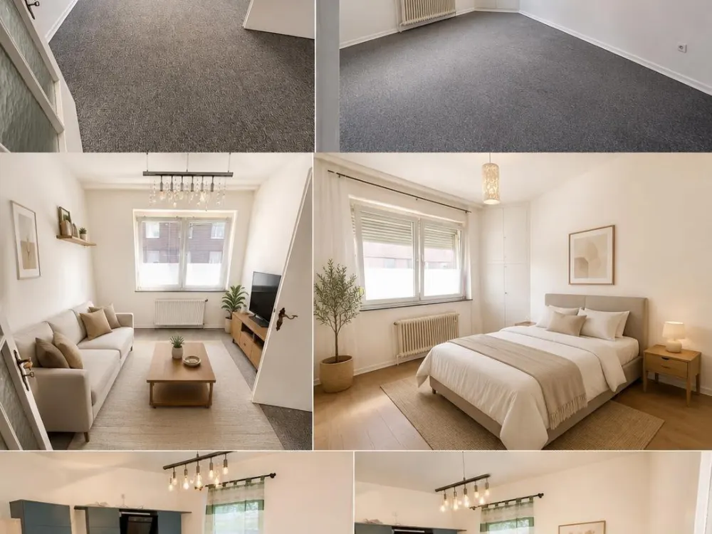 wohnung Düsseldorf Rath frei 1.10.26 Terasse Einbauküche 2 zimmer