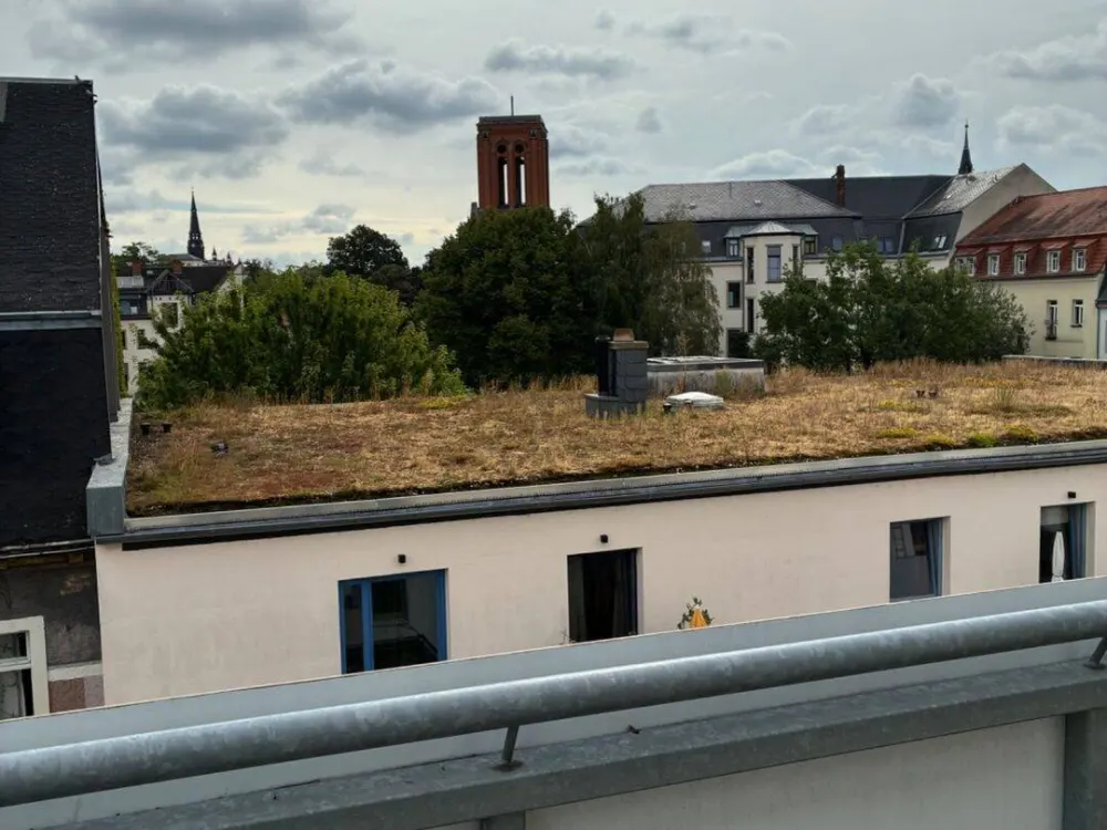 Hoch oben wohnen: 1-Zimmer-Wohnung mit Balkon in Dresden - Hechtstraße (01097)