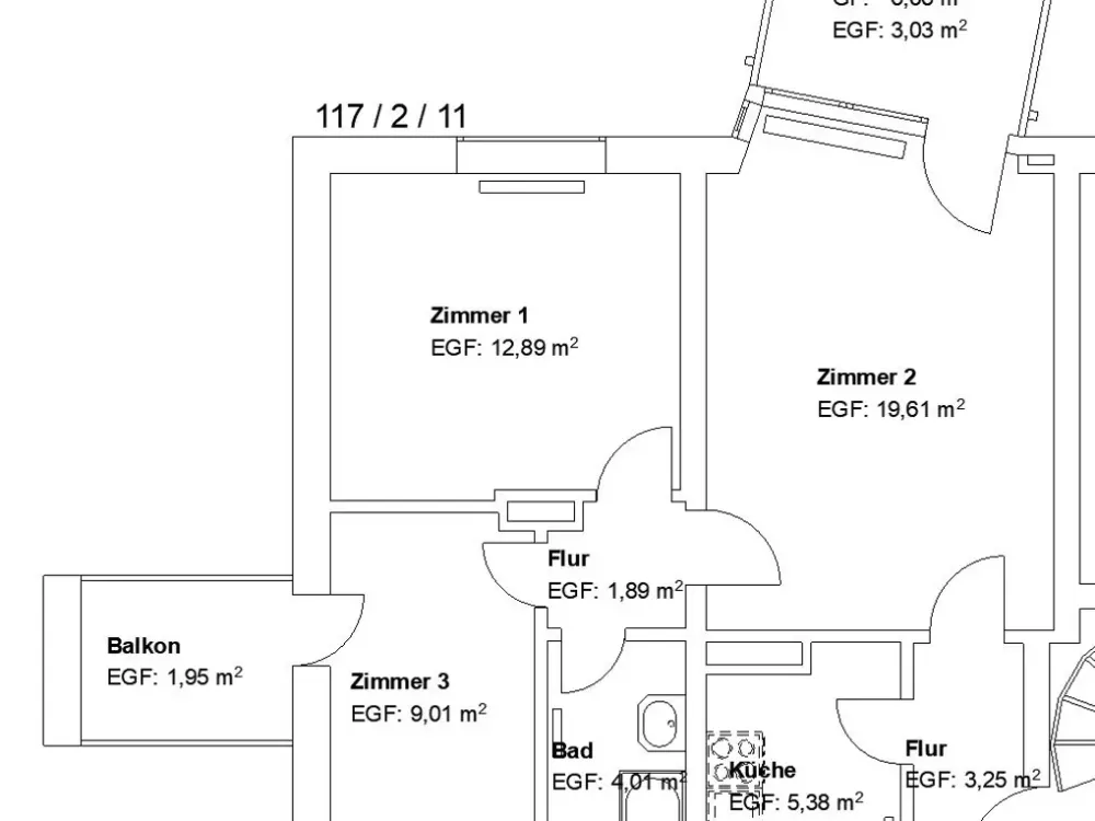 3-room apartment near Klinikum!