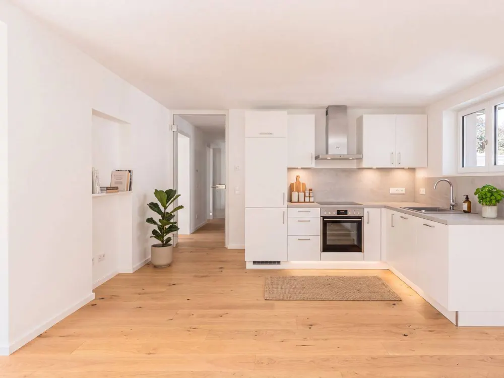Zum Erstbezug: Moderne 3-Zimmer-Wohnung mit Wohnküche und Balkon