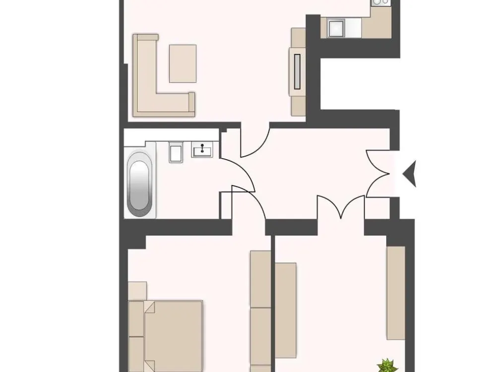 1. Monat Kaltmietfrei! Mit Balkon und EBK
