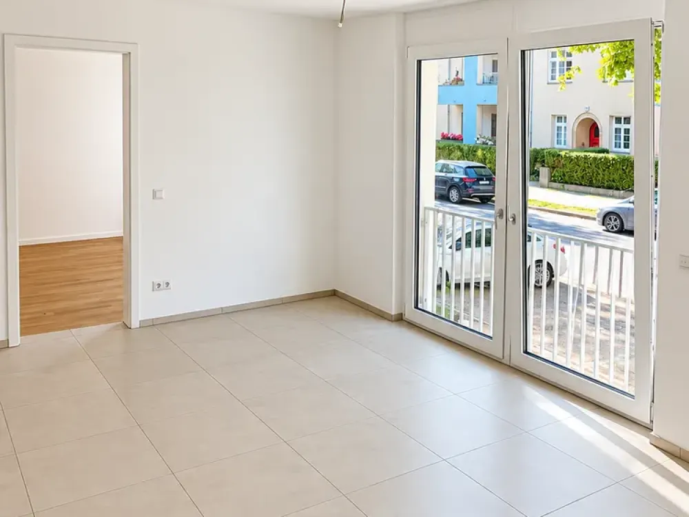 2-Zimmer-Neubau mit Abendsonne | ohne Balkon