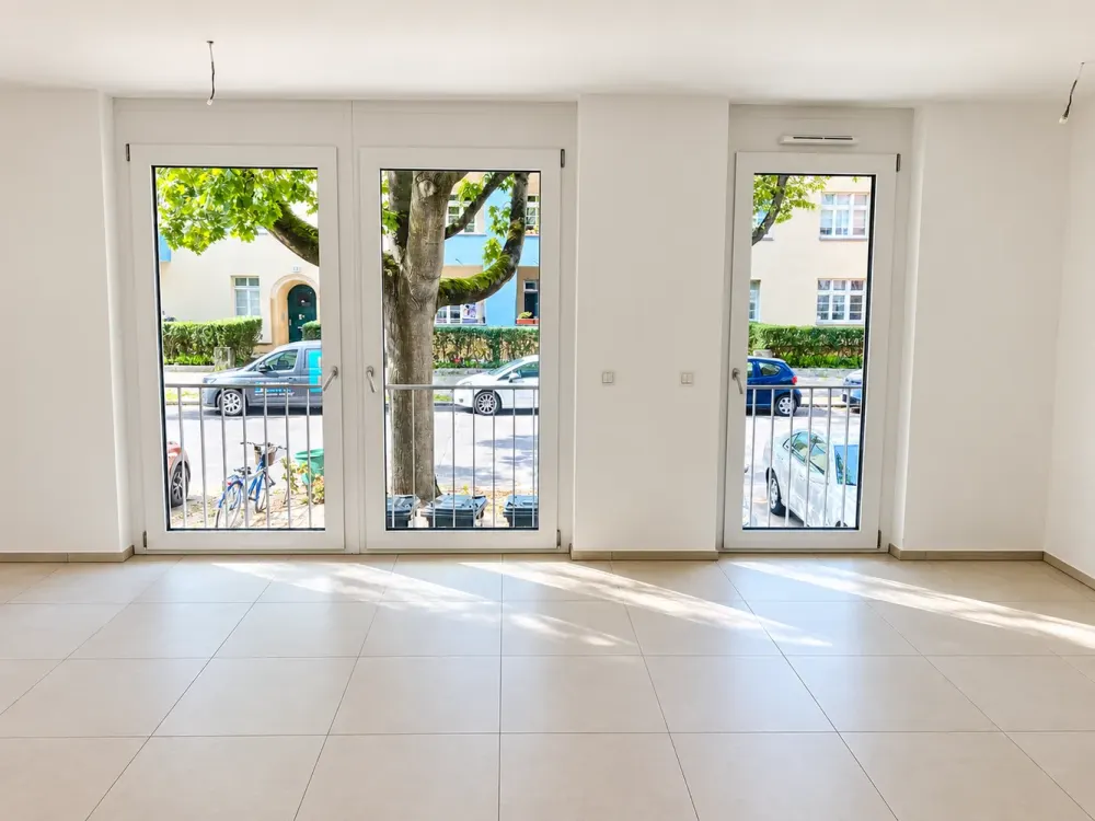 2-Zimmer-Neubau mit Abendsonne | ohne Balkon