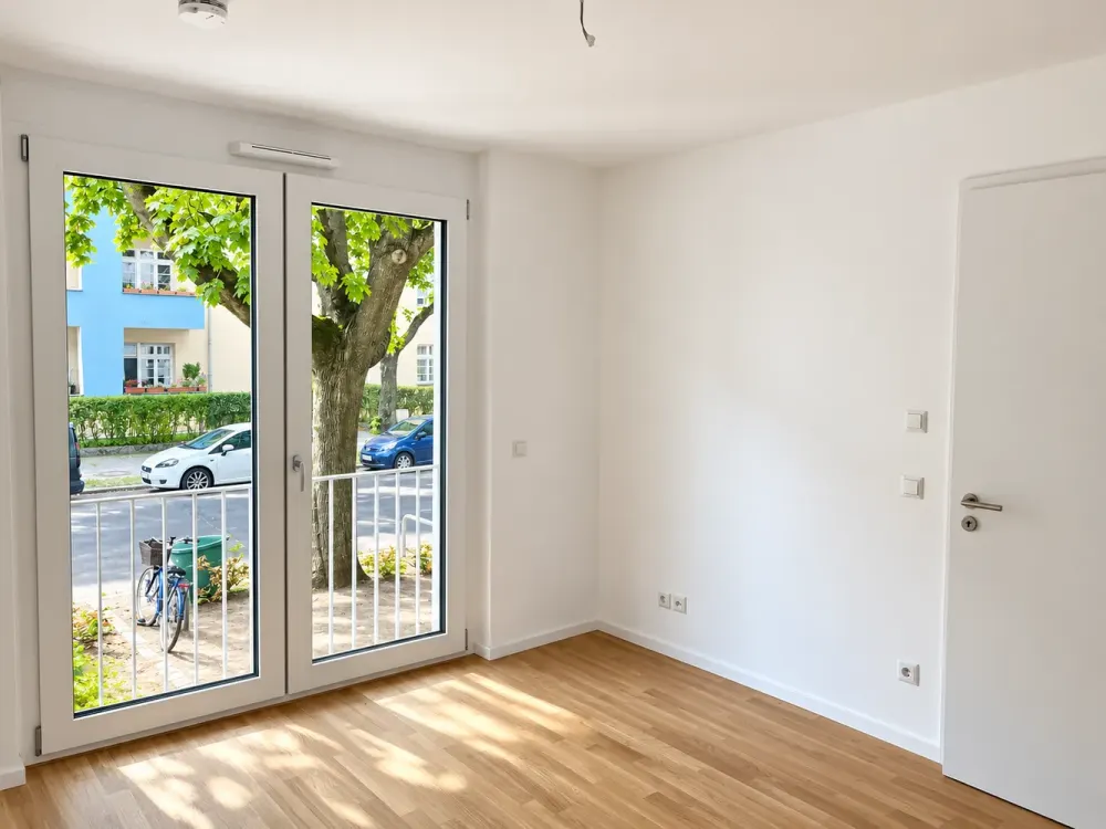 2-Zimmer-Neubau mit Abendsonne | ohne Balkon
