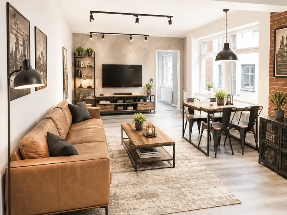 Helle, komplett sanierte 2-Zimmerwohnung mit Loft-Charakter