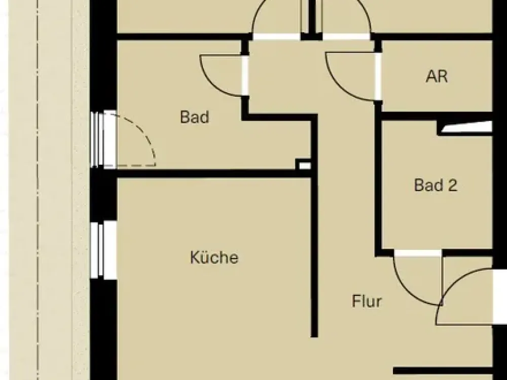 Wohnen mit Charakter: 3-Zimmer-Wohnung im Erdgeschoss