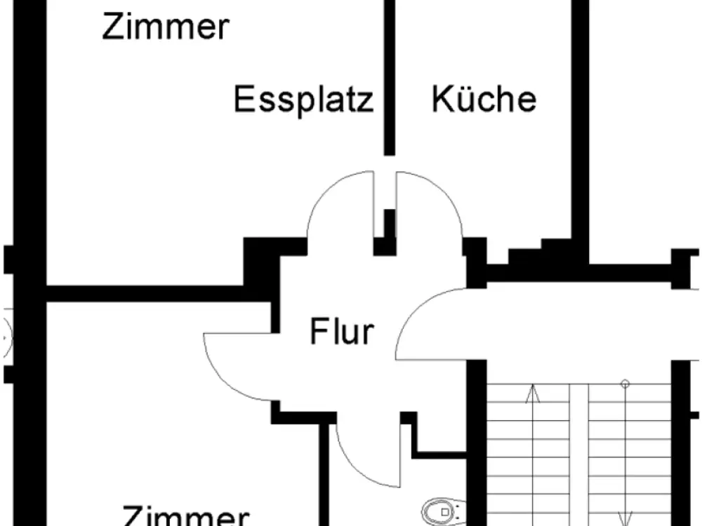 2-Zimmer-Wohnung mit ca. 56,54 m², Einbauküche & XXL-Balkon, sofort verfügbar