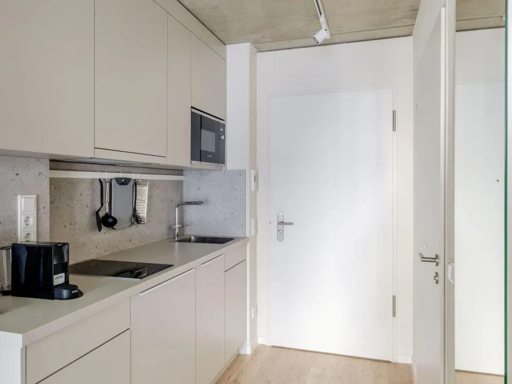 Modernes Studioapartment mit Gym, Coworking & Rooftop am Schloss Charlottenburg