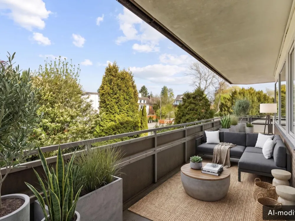 Großzügige 2-Zimmer-Wohnung mit Balkon, Tiefgarage und Blick ins Grüne