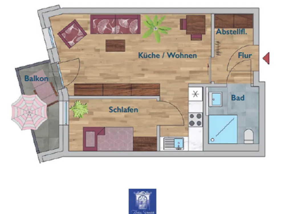 Erstbezug! Charmante Neubauwohnung mit Balkon, schicker EBK und Lift!