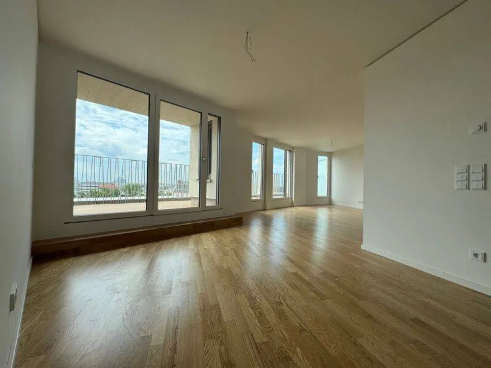 Schönes 2-Zimmer-Appartment mit großer Dachterrasse im Erstbezug