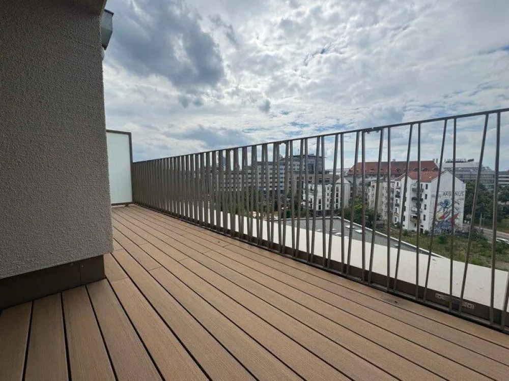 Schönes 2-Zimmer-Appartment mit großer Dachterrasse im Erstbezug