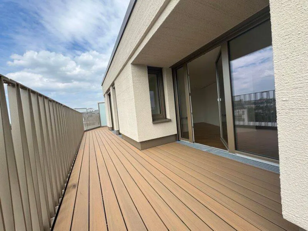 Schönes 2-Zimmer-Appartment mit großer Dachterrasse im Erstbezug