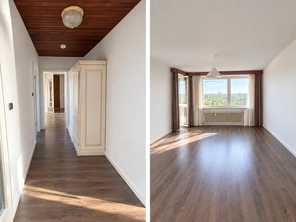 3-Zimmer-Wohnung im 8. Obergeschoss in Hamburg-Wandsbek
