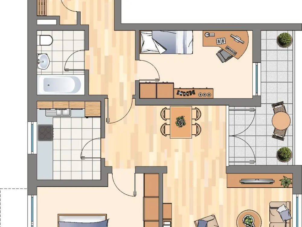 Jetzt Gutschein sichern! 3-Zimmer-Wohnung in Dortmund Scharnhorst