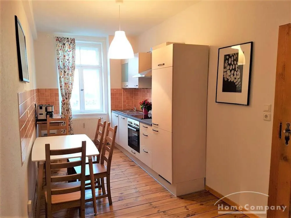 202153R HomeCompany Dresden Möbliert/Furnished 3-Zimmer Apartment in Dresden-Friedrichstadt max. 4 Personen