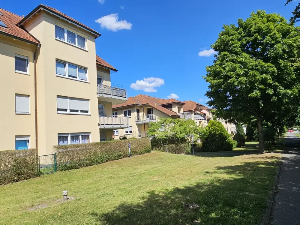 2-Raumwohung mit Terrasse im Grünen
