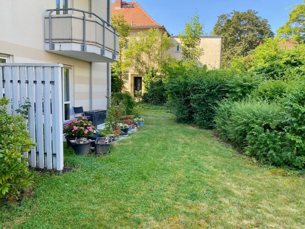 Möblierte 3-Zi-Gartenwohnung in Striesen für Firmenmitarbeiter