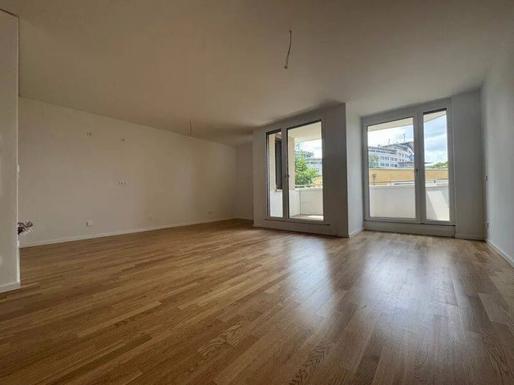 Lust auf Veränderung: günstig geschnittene 2-Zimmer-Wohnung mit Balkon im Erstbezug