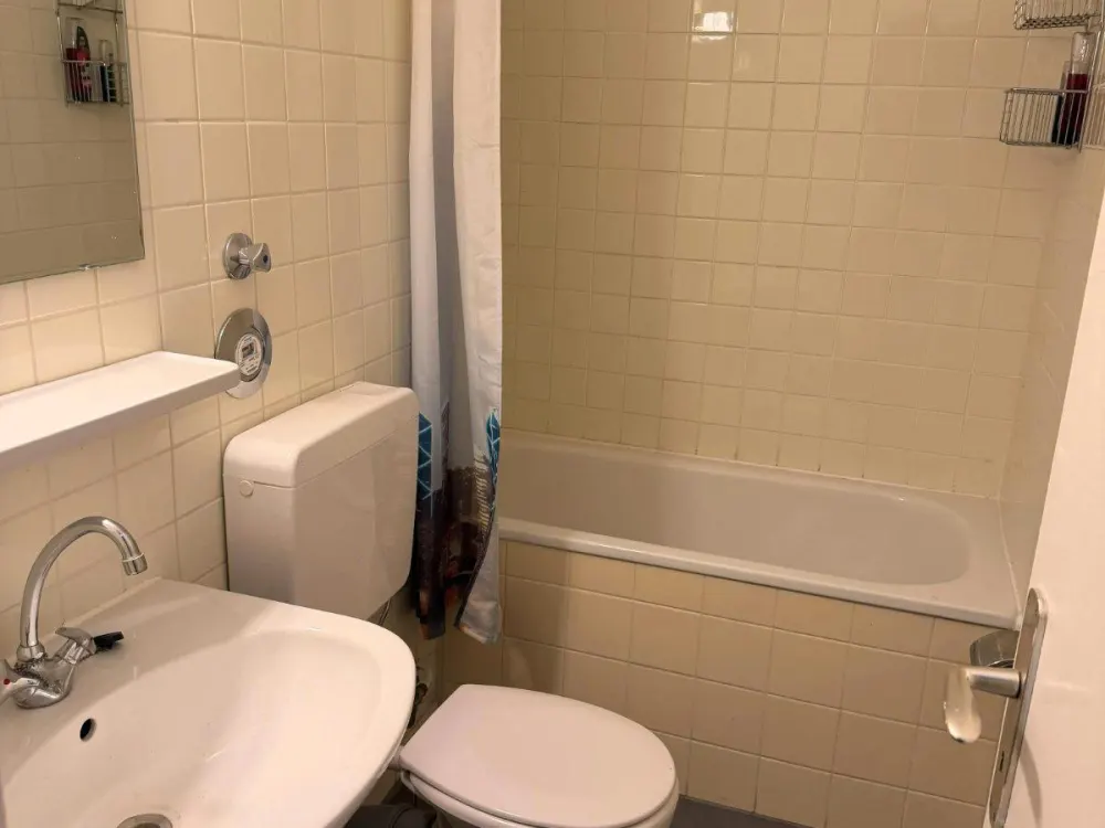 1 Zimmer Wohnung möbliert mit Balkon und Stellplatz