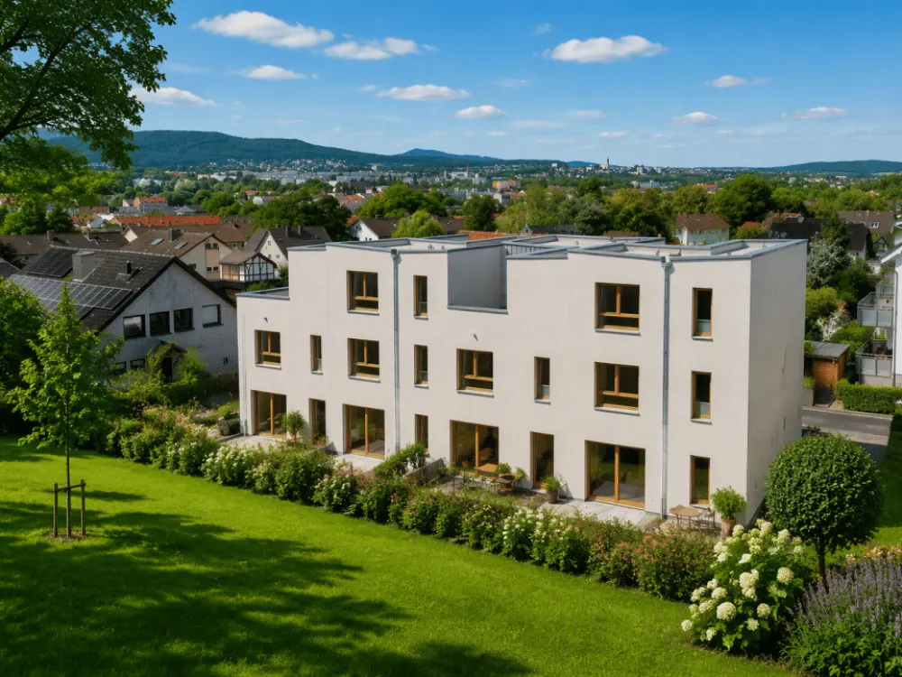 Modernes Townhouse/ Reihenmittelhaus (Neubau-Erstbezug) in Kassel-Fasanenhof