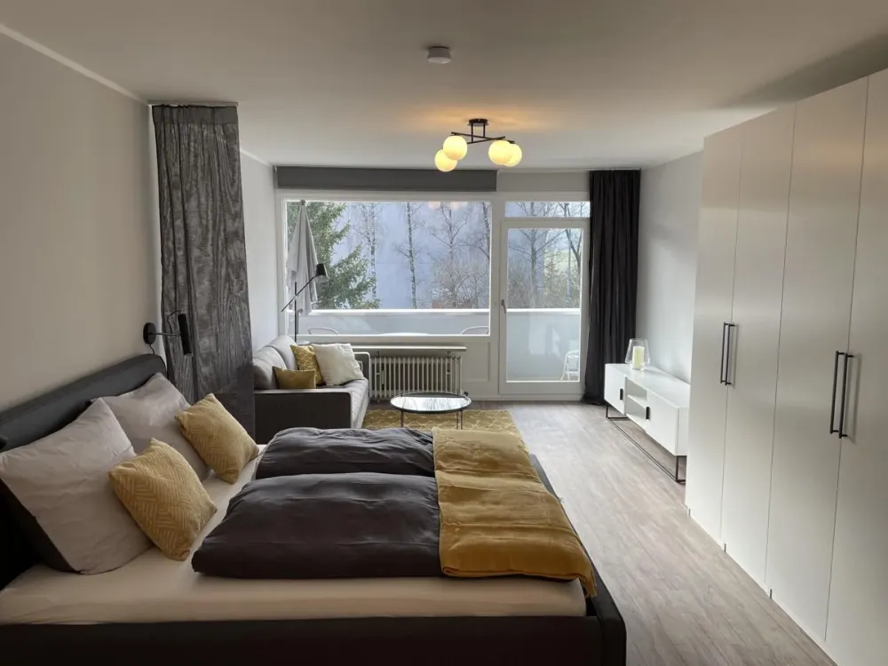 möbliert Apartment mit EBK + Balkon, ab 01.10.26 mögl.