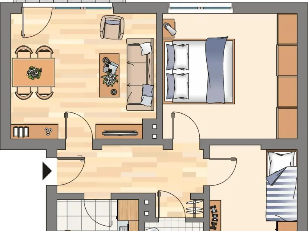 Renovierte 3-Zimmer-Wohnung in Castrop-Rauxel Schwerin