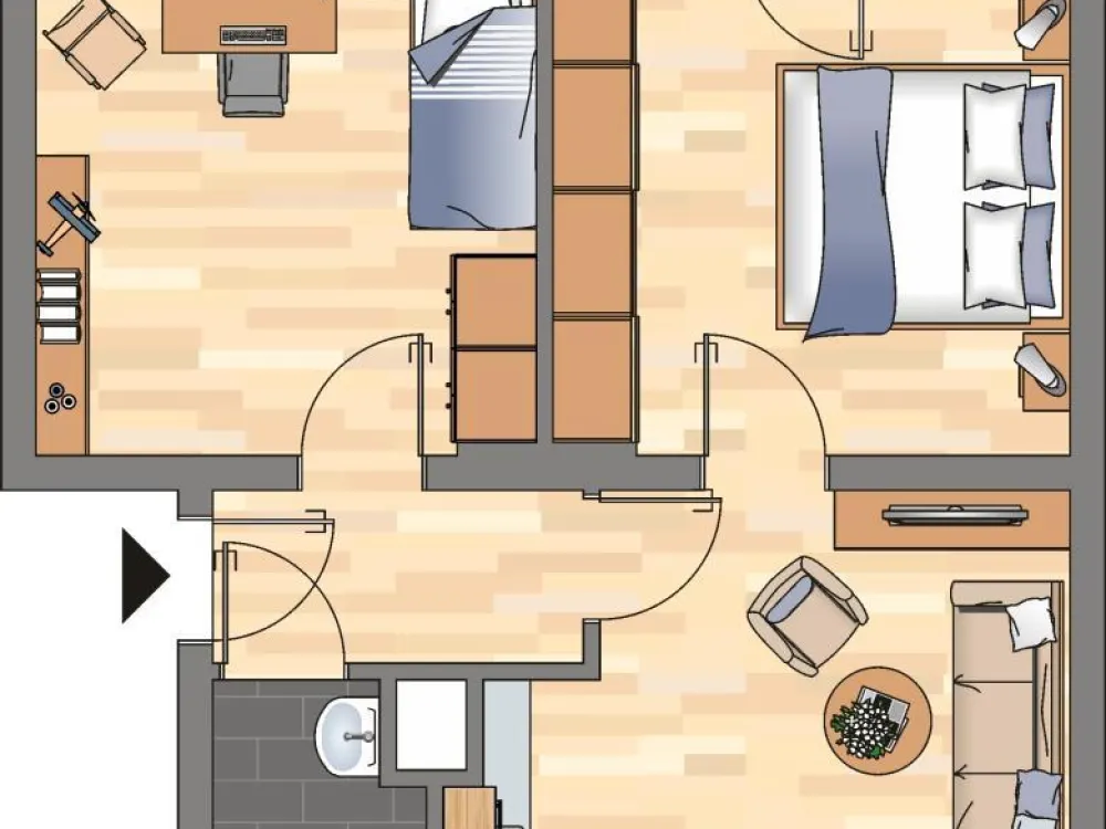 Charmante 2-Zimmer-Wohnung in Hagen-Hohenlimburg / Elsey, zentrale Lage!