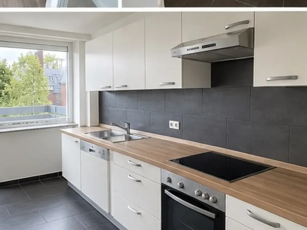 Besondere 2 Zimmer Wohnung in Ahrensburg mit XL Balkon