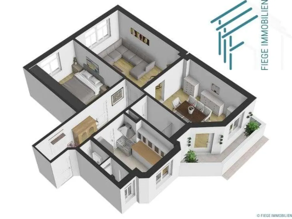 Sehr gepflegte neu sanierte Altbauwohnung in zentraler Lage