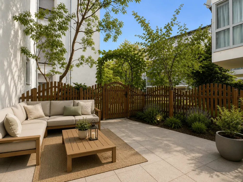 Besichtigung am Mittwoch++Moderne Terrassenwohnung mit privatem Garten++ Hunde erlaubt