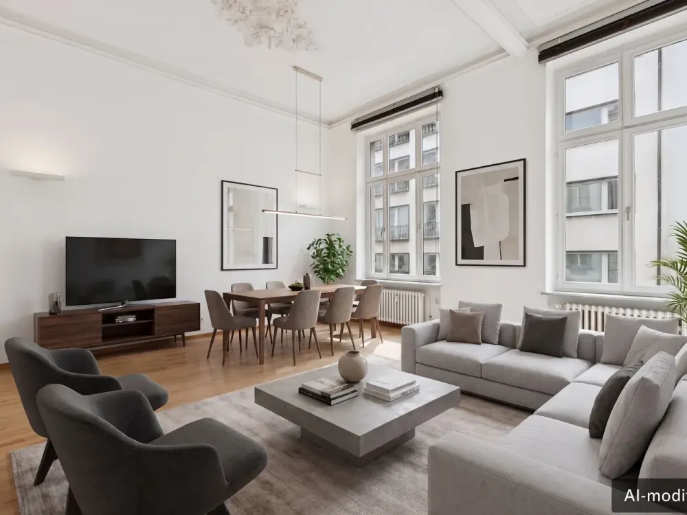 Stilvoller Altbau am Carlsplatz, eine echte Rarität