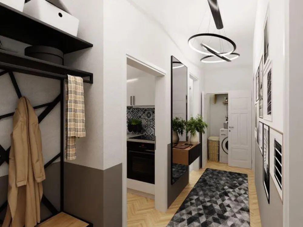 Balkon + Einbauküche in sanierter 2-Zimmer Wohnung|Denkmalgeschützes Mehrfamilienhaus