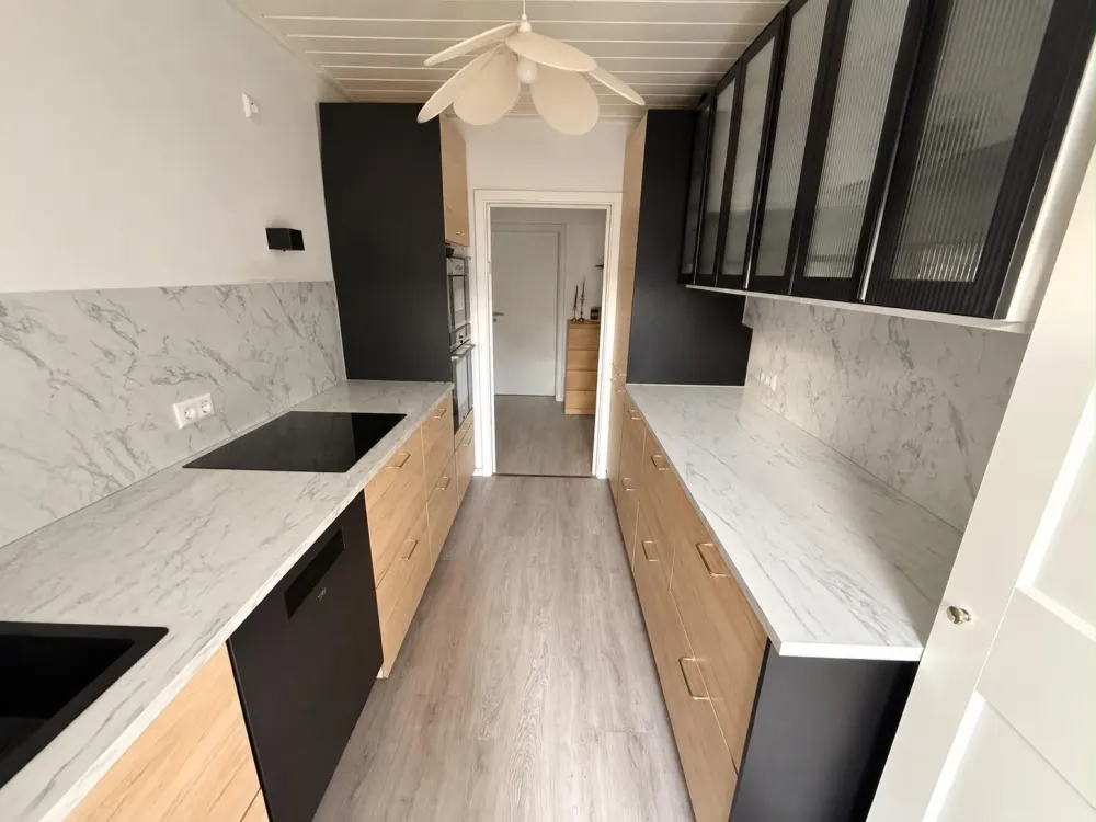 3-Zimmer-Wohnung mit moderner Einbauküche,