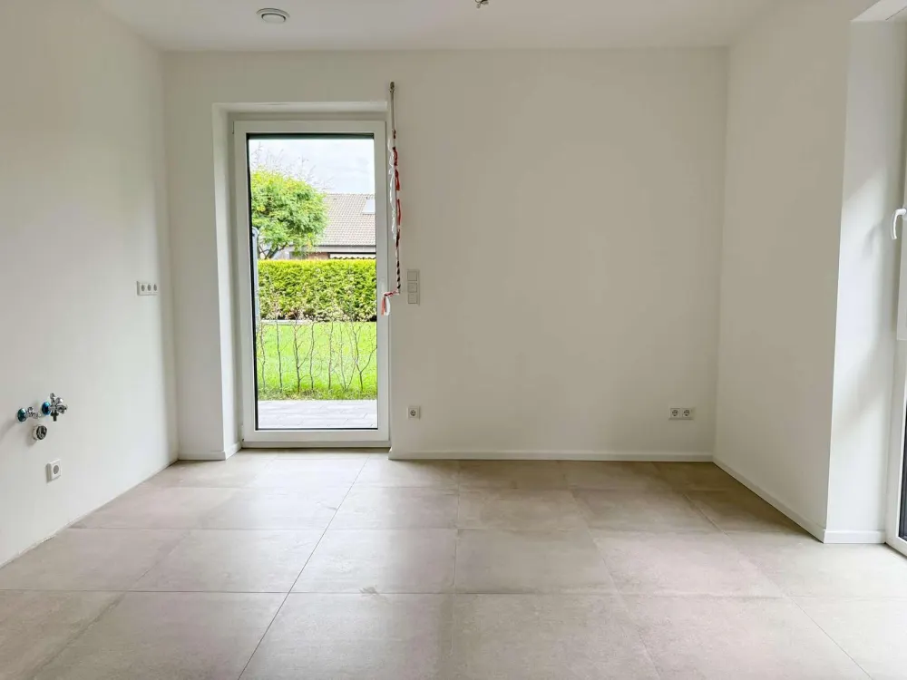 Münster-Wolbeck - Moderne Single-EG-Wohnung mit Terrasse und TG-Stellplatz