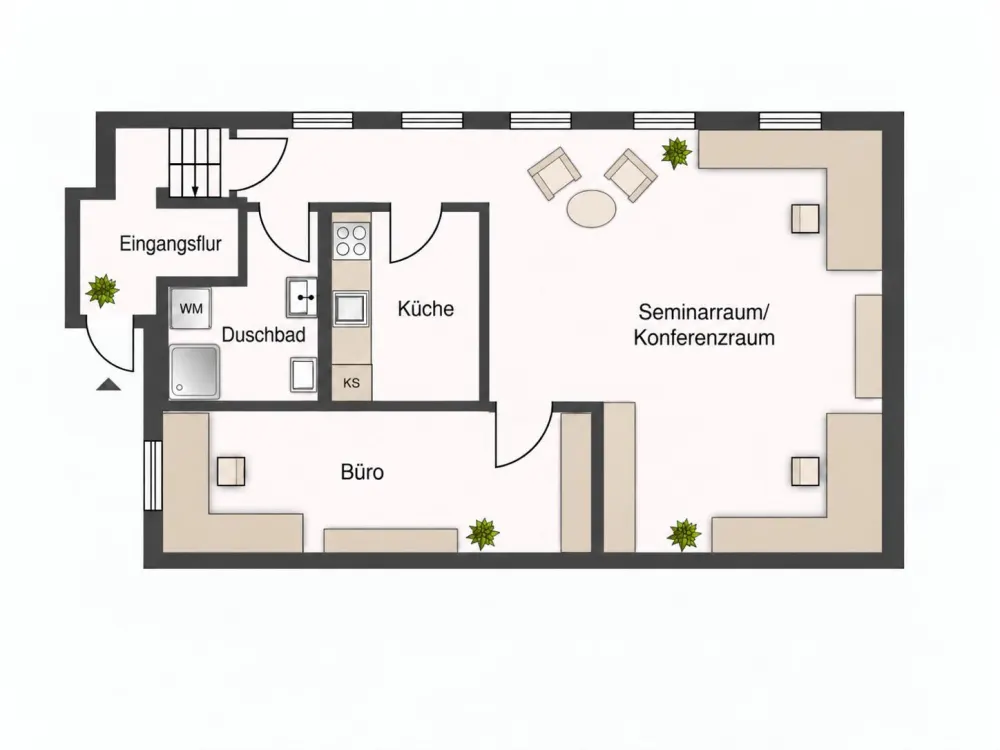 Ein moderner Rückzugsort mit viel Komfort