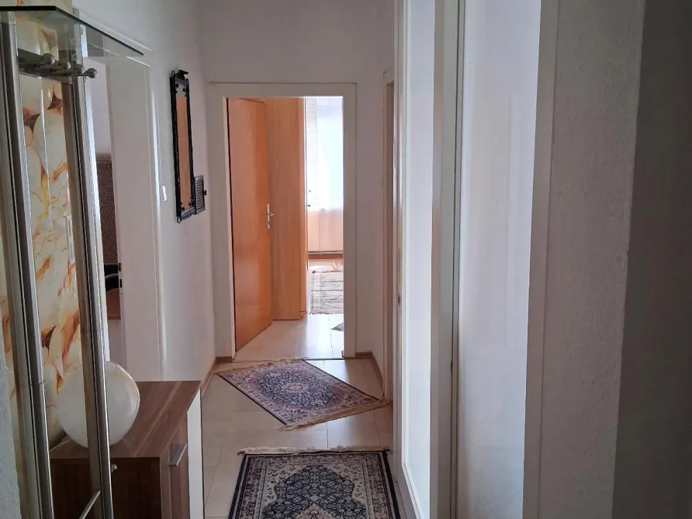 Furnished 3-Room Apartment with Balcony for Rent
