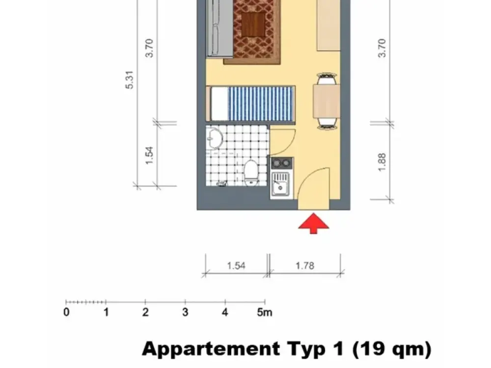 Ruhige, helle Appartements / 4 km bis Mensa II / 7 km zum Schloss / 3 km bis BAB