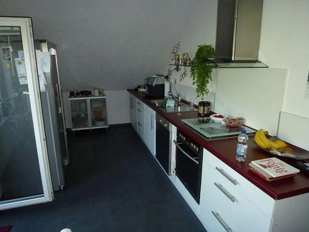 Modern 3-room apartment with kitchen and bathroom in Riegelsberg with distant view