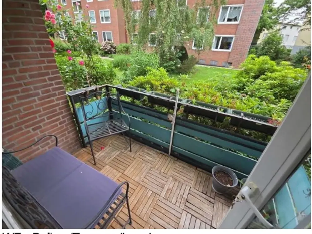 Bright 2.5-Room Apartment with South-West Balcony in Eidelstedt