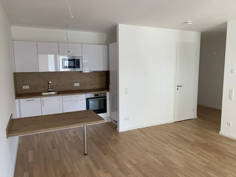 Neubau: 2-Zi-Wohn, Balkon, EBK, hochwertige Einbaumöbel