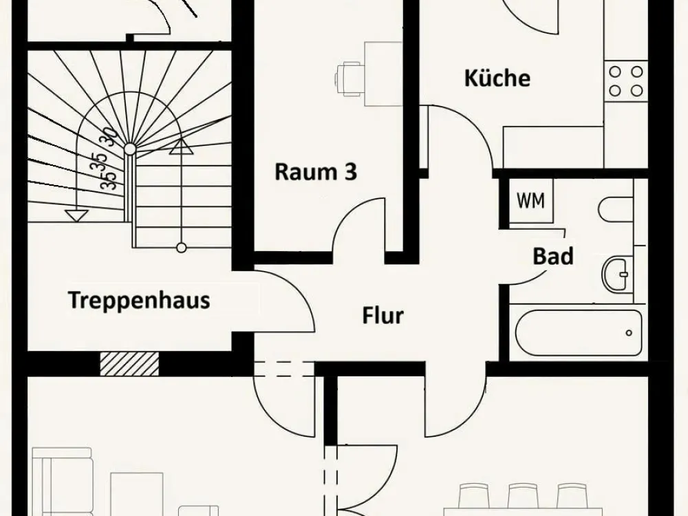 Nachmieter für helle 3-Raumwohnung gesucht