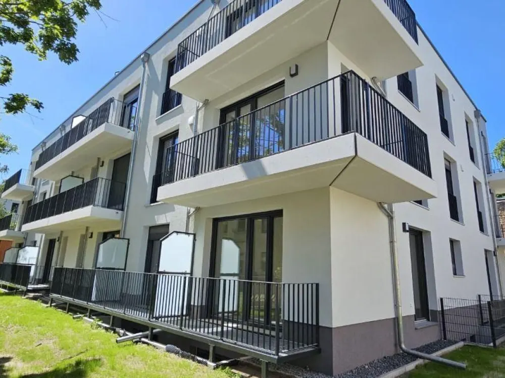 Erstbezug! TOP! 1-Zi.-Whg.Balkon, KFW 40 NH Niedrigenergie Haus, ruhige Lage, 10 Min. zur S-Bahn!