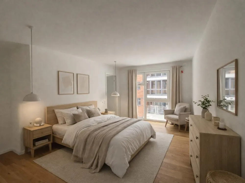 Living on Kurfürstenallee. Top equipped 3-room apartment with balcony