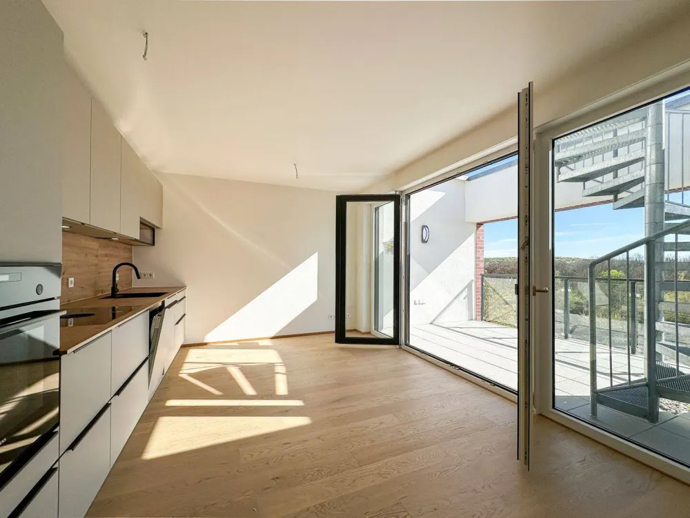 *** Rooftop Terrasse mit Blick in Auwald * Erstbezug *EBK * TG * Wärmepumpen ***