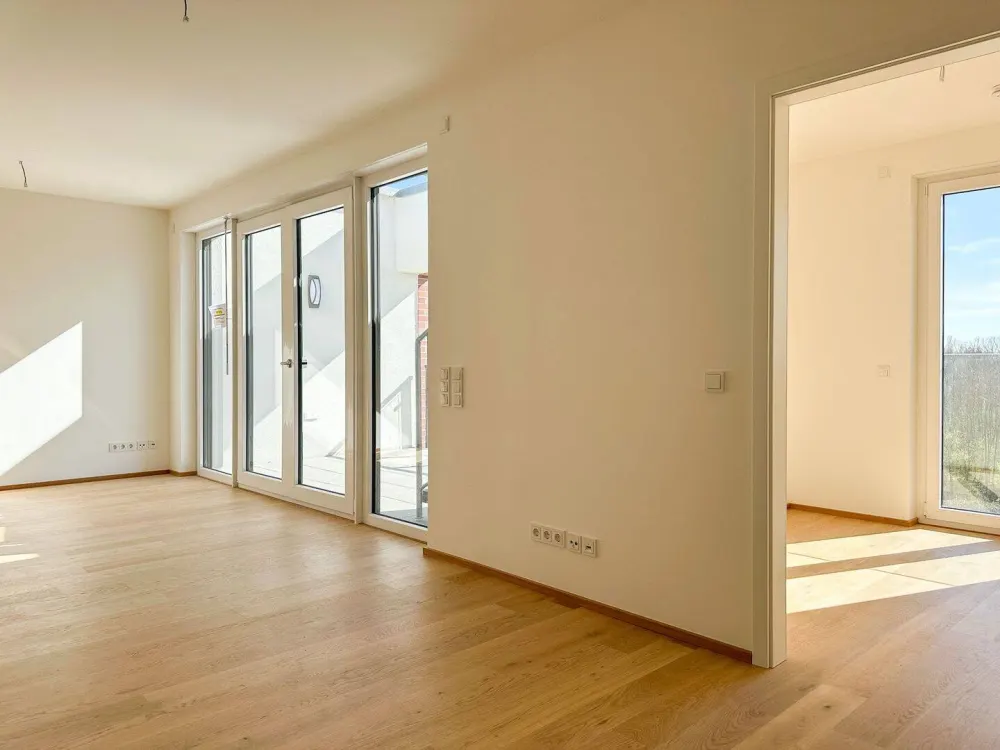 *** Rooftop Terrasse mit Blick in Auwald * Erstbezug *EBK * TG * Wärmepumpen ***