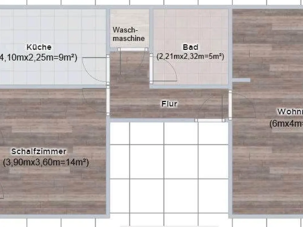 Central 2 Room Kitchen Bath Hammer Str. 200m to Ludgerikreisel